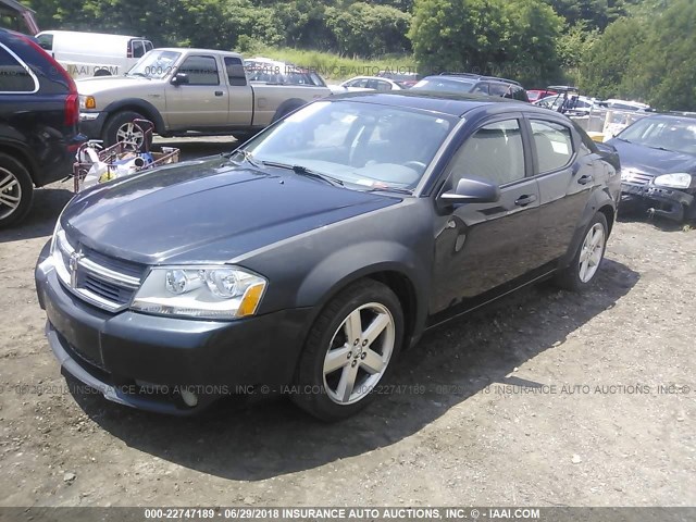 1B3LC56R48N619286 - 2008 DODGE AVENGER SXT BLACK photo 6