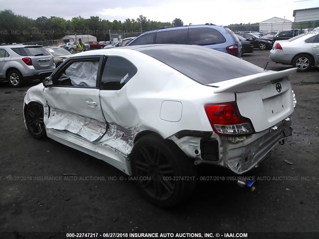 JTKJF5C72D3045172 - 2013 TOYOTA SCION TC 白色 照片 3