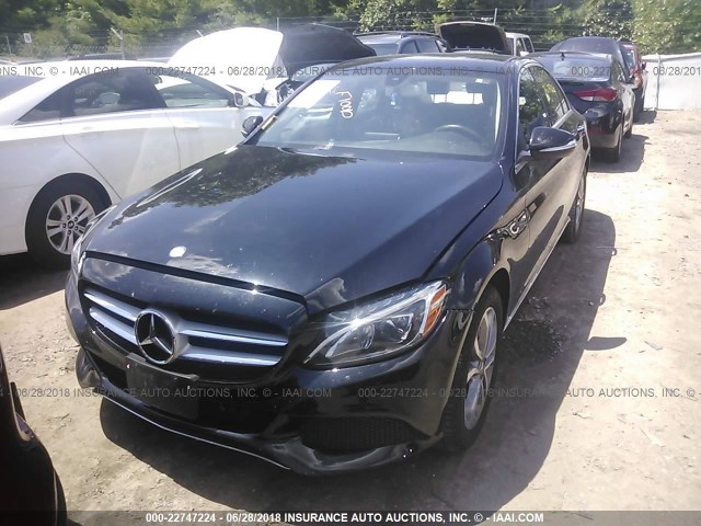 55SWF4KB8FU042391 - 2015 MERCEDES-BENZ C 300 4MATIC BLACK photo 6