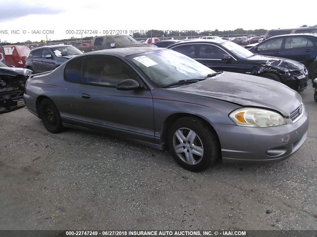 2G1WJ15K669168966 - 2006 CHEVROLET MONTE CARLO LS 灰色 照片 1