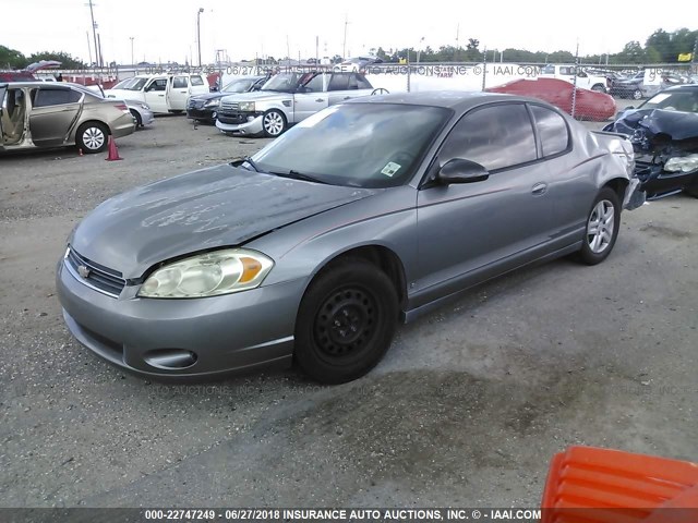 2G1WJ15K669168966 - 2006 CHEVROLET MONTE CARLO LS 灰色 照片 2
