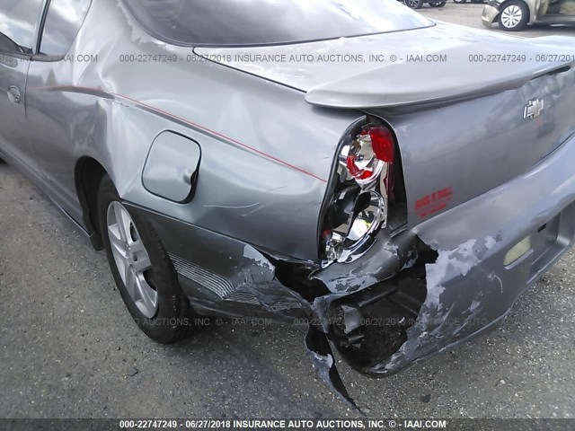 2G1WJ15K669168966 - 2006 CHEVROLET MONTE CARLO LS 灰色 照片 6