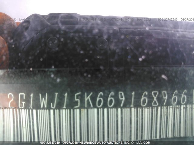 2G1WJ15K669168966 - 2006 CHEVROLET MONTE CARLO LS 灰色 照片 9