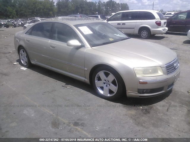 WAUML44EX4N019070 - 2004 AUDI A8 L QUATTRO GOLD photo 1