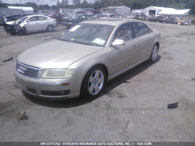 WAUML44EX4N019070 - 2004 AUDI A8 L QUATTRO GOLD photo 2