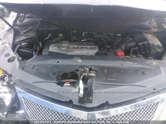2HNYD28689H524334 - 2009 ACURA MDX TECHNOLOGY BLACK photo 10