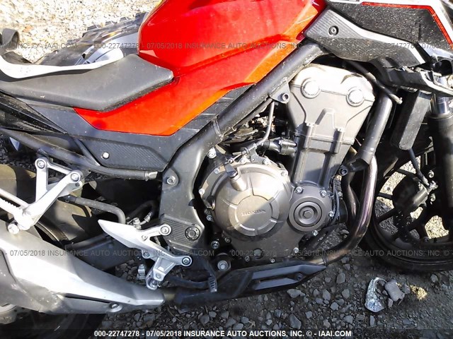 MLHPC4565H5400187 - 2017 HONDA CB500 F RED photo 8