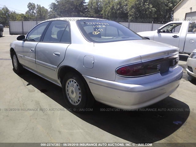2G4WY55J821125087 - 2002 BUICK CENTURY LIMITED SILVER photo 3