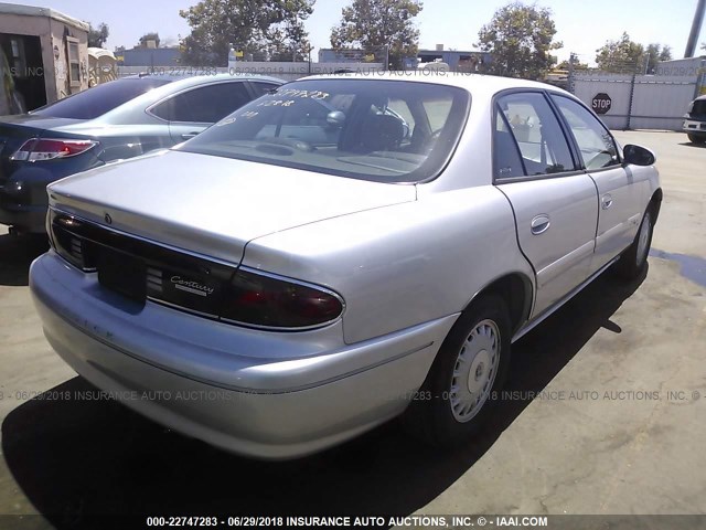 2G4WY55J821125087 - 2002 BUICK CENTURY LIMITED SILVER photo 4