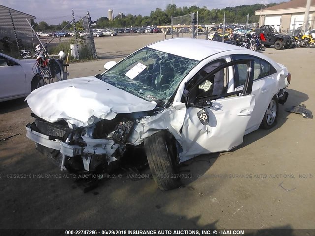 1G1PE5SB3G7173176 - 2016 CHEVROLET CRUZE LIMITED LT WHITE photo 2