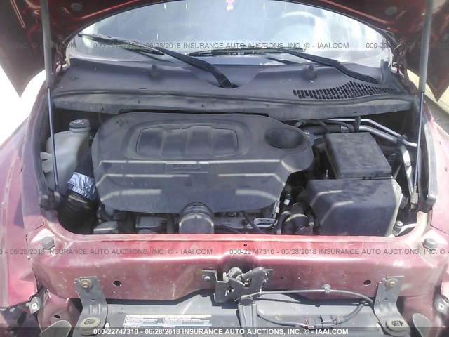 3GNDA13D48S537601 - 2008 CHEVROLET HHR LS MAROON photo 10