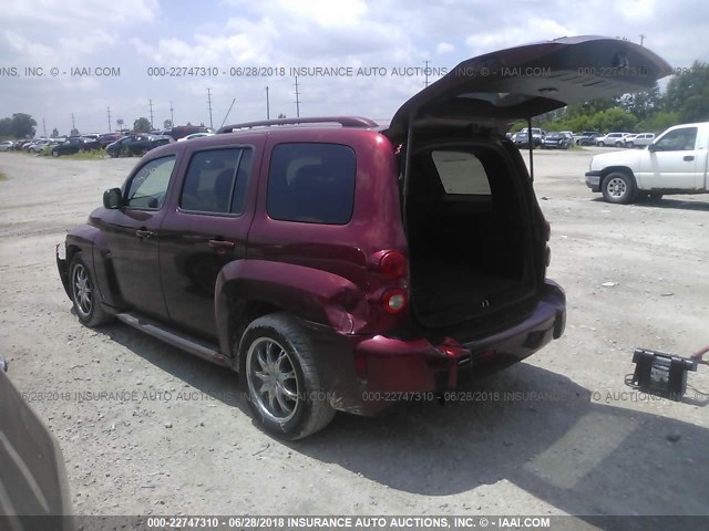 3GNDA13D48S537601 - 2008 CHEVROLET HHR LS MAROON photo 3