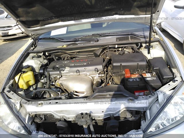 JTDBE32K120041752 - 2002 TOYOTA CAMRY LE/XLE/SE 银色 照片 10