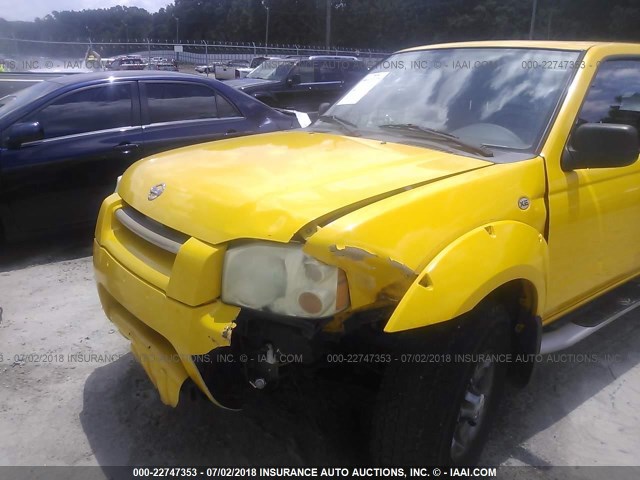 1N6ED26T84C407783 - 2004 NISSAN FRONTIER KING CAB XE V6 YELLOW photo 6