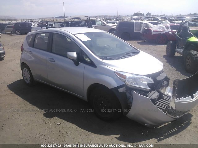 3N1CE2CP7GL366640 - 2016 NISSAN VERSA NOTE S/S PLUS/SV/SL/SR SILVER photo 1