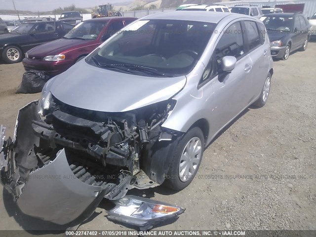 3N1CE2CP7GL366640 - 2016 NISSAN VERSA NOTE S/S PLUS/SV/SL/SR SILVER photo 6
