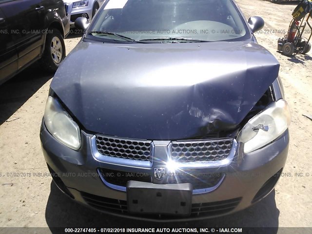 1B3EL46X74N207682 - 2004 DODGE STRATUS SXT GRAY photo 6