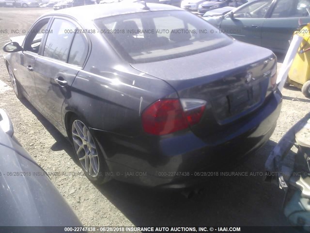 WBAVB13576KR59550 - 2006 BMW 325 I GRAY photo 3