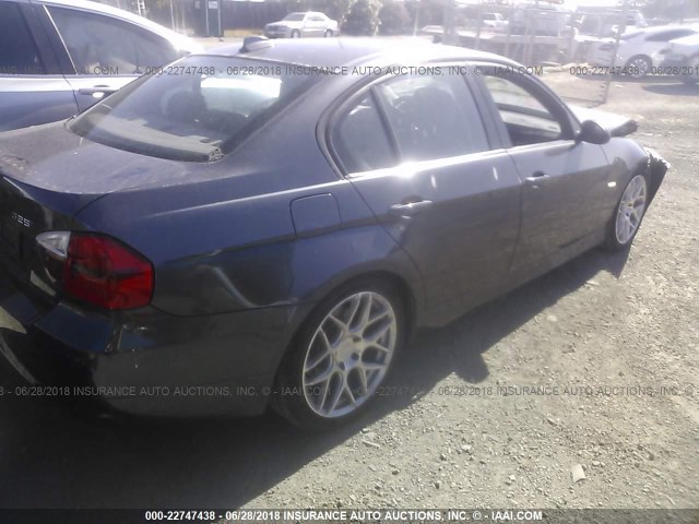 WBAVB13576KR59550 - 2006 BMW 325 I GRAY photo 4