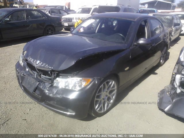 WBAVB13576KR59550 - 2006 BMW 325 I GRAY photo 6