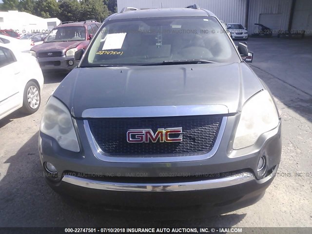 1GKKRRED8BJ211964 - 2011 GMC ACADIA SLT-1 Gris foto 6