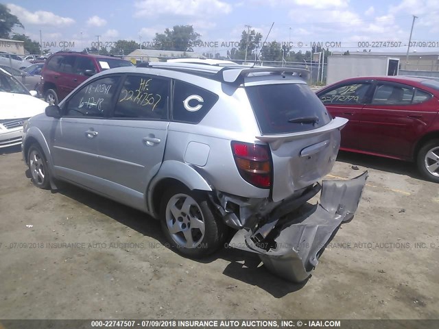 5Y2SL63855Z402359 - 2005 PONTIAC VIBE SILVER photo 3