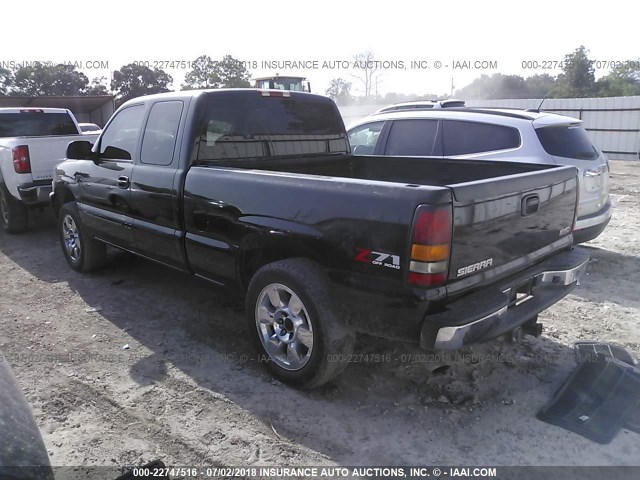 2GTEK19B251236364 - 2005 GMC NEW SIERRA K1500 BLACK photo 3