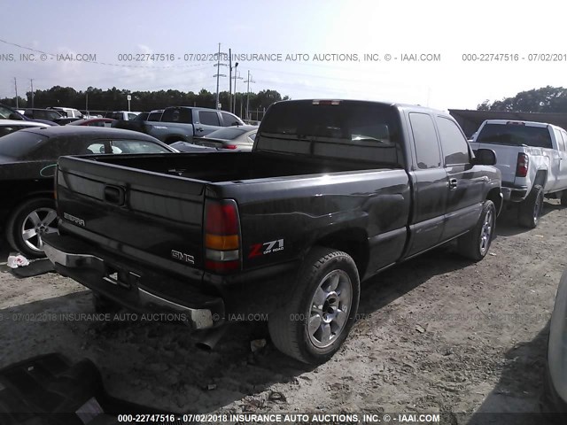 2GTEK19B251236364 - 2005 GMC NEW SIERRA K1500 BLACK photo 4