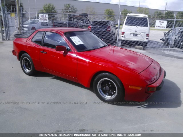 WP0AA0948DN456411 - 1983 PORSCHE 944 RED photo 1