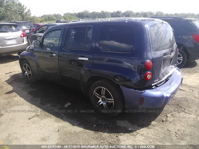 3GNBAADB3AS510075 - 2010 CHEVROLET HHR LS Mavi foto 3