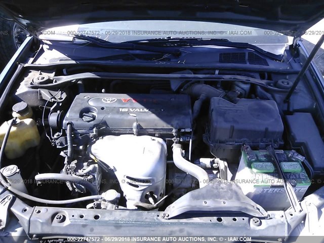 JTDBE32K020017801 - 2002 TOYOTA CAMRY LE/XLE/SE Yaşıl foto 10