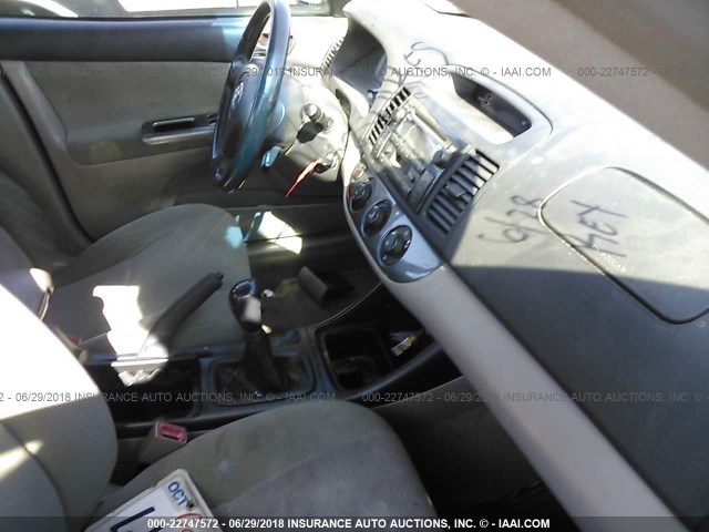 JTDBE32K020017801 - 2002 TOYOTA CAMRY LE/XLE/SE Yaşıl foto 5