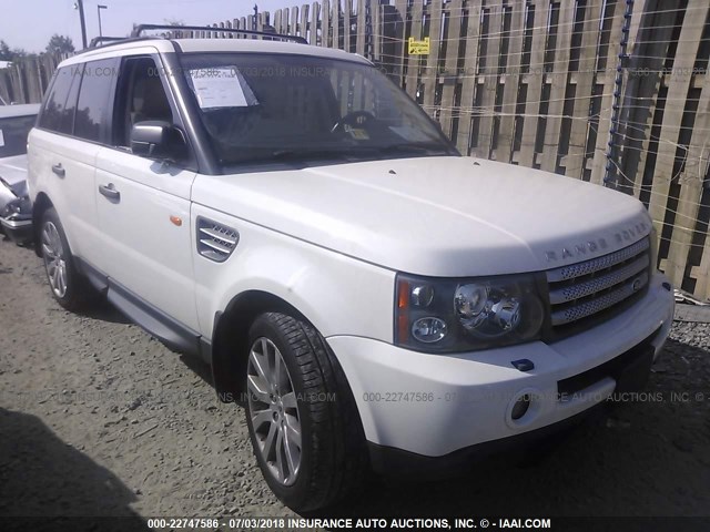 SALSH23456A980851 - 2006 LAND ROVER RANGE ROVER SPORT SUPERCHARGED WHITE photo 1