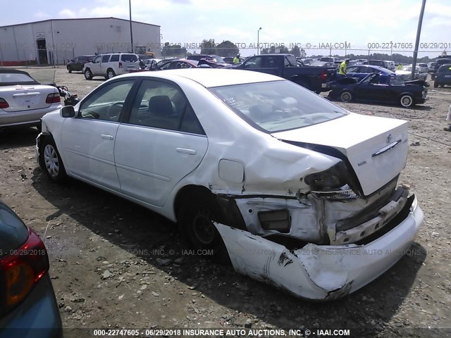 4T1BE32K55U393662 - 2005 TOYOTA CAMRY LE/XLE/SE Ağ foto 3