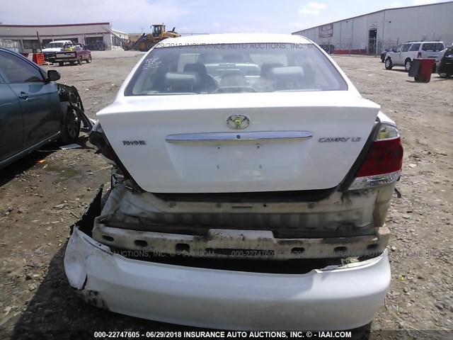 4T1BE32K55U393662 - 2005 TOYOTA CAMRY LE/XLE/SE Ağ foto 6