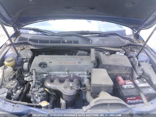 4T1BE46K69U413858 - 2009 TOYOTA CAMRY SE/LE/XLE BLUE photo 10