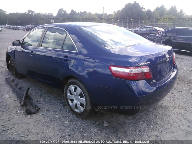 4T1BE46K69U413858 - 2009 TOYOTA CAMRY SE/LE/XLE BLUE photo 3
