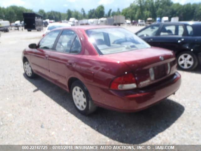 3N1CB51D62L598898 - 2002 NISSAN SENTRA XE/GXE RED photo 3