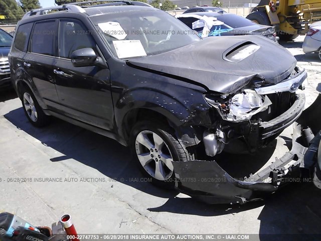 JF2SHGGC6BH708558 - 2011 SUBARU FORESTER TOURING 黑色 照片 1