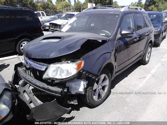 JF2SHGGC6BH708558 - 2011 SUBARU FORESTER TOURING 黑色 照片 2