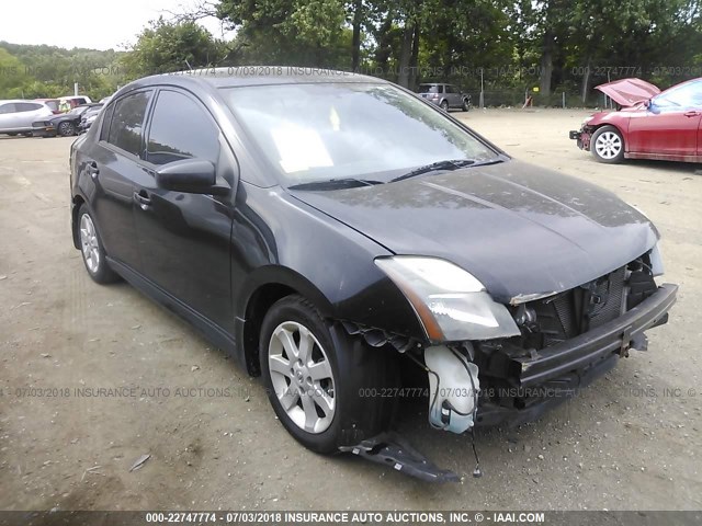 3N1AB6AP4CL654930 - 2012 NISSAN SENTRA 2.0/2.0S/SR/2.0SL BLACK photo 1