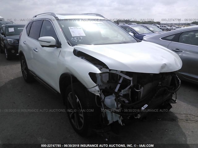 5N1AT2MV9HC867965 - 2017 NISSAN ROGUE SV/SL WHITE photo 1