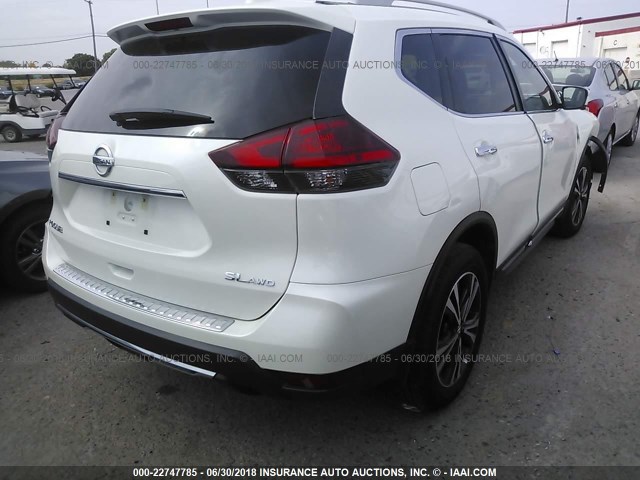 5N1AT2MV9HC867965 - 2017 NISSAN ROGUE SV/SL WHITE photo 4