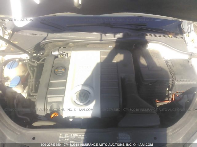 WVWFA71F98V052986 - 2008 VOLKSWAGEN EOS LUX Biały zdjęcie 10