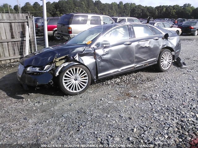 3LN6L5E93HR622220 - 2017 LINCOLN MKZ RESERVE ნაცრისფერი ფოტო 2