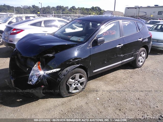 JN8AS5MT7BW182140 - 2011 NISSAN ROGUE S/SV/KROM BLACK photo 2