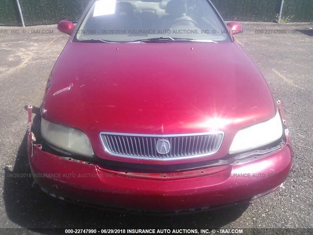 19UYA2240WL011164 - 1998 ACURA 3.0CL RED photo 10