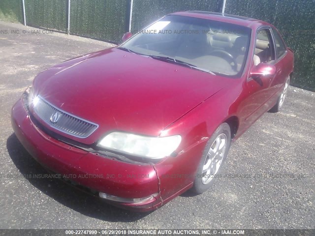 19UYA2240WL011164 - 1998 ACURA 3.0CL RED photo 2