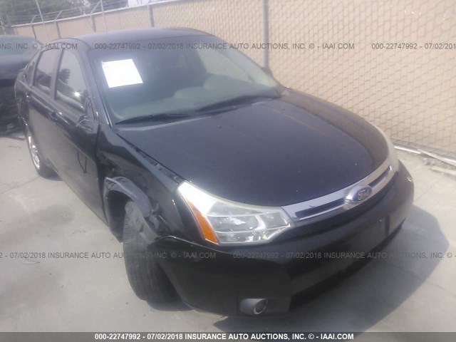 1FAHP36N19W118612 - 2009 FORD FOCUS SES BLACK photo 1