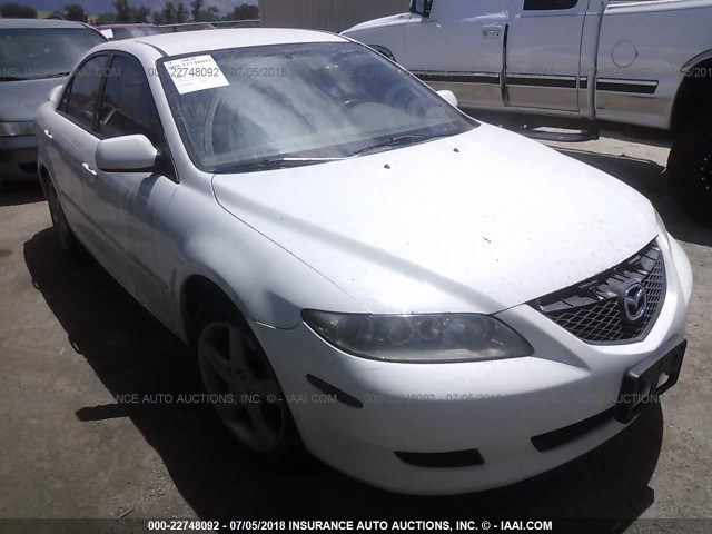 1YVFP80C545N40395 - 2004 MAZDA 6 I Ақ фото 1